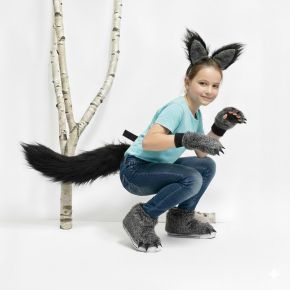 vilka maska kostīms bērnu